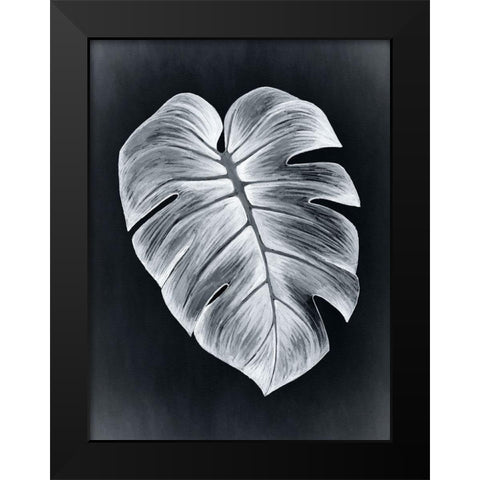 Verdure I Midnight Black Modern Wood Framed Art Print by Urban Road