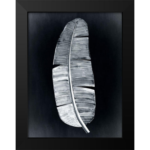 Verdure II Midnight Black Modern Wood Framed Art Print by Urban Road