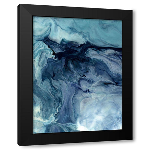 Oceanography Black Modern Wood Framed Art Print by Urban Road