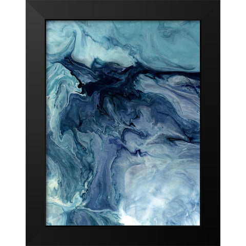 Oceanography Black Modern Wood Framed Art Print by Urban Road