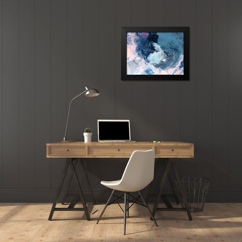 Meteorology Black Modern Wood Framed Art Print by Urban Road