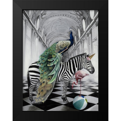 In Wonderland  Black Modern Wood Framed Art Print by Urban Road