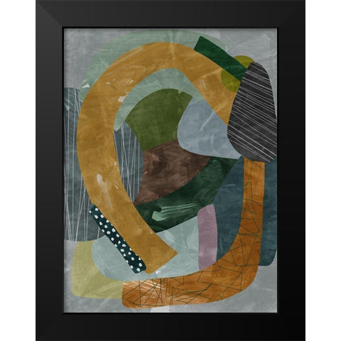 Labyrinth II  Black Modern Wood Framed Art Print by Urban Road