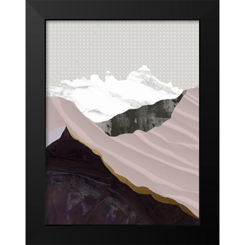 Moving Mountains I  Black Modern Wood Framed Art Print by Urban Road