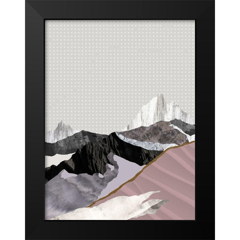 Moving Mountains II  Black Modern Wood Framed Art Print by Urban Road