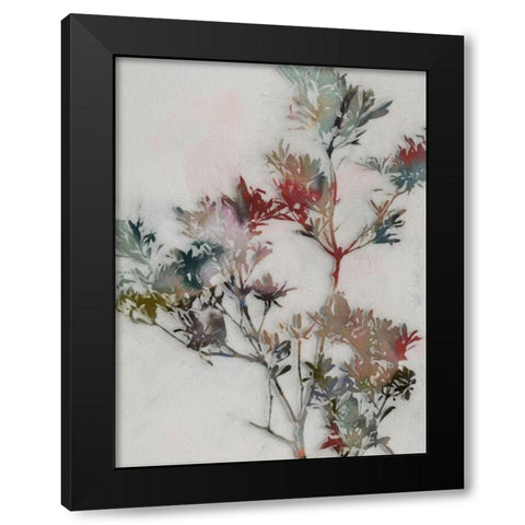 Winter Posy II Black Modern Wood Framed Art Print with Double Matting by Urban Road