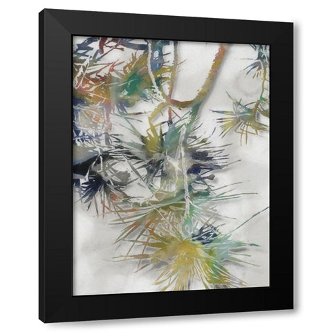Pandan Beach Black Modern Wood Framed Art Print with Double Matting by Urban Road