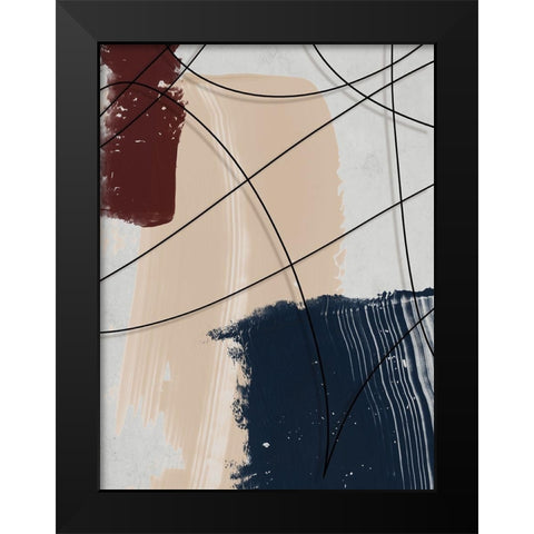 French Quarter I Black Modern Wood Framed Art Print by Urban Road