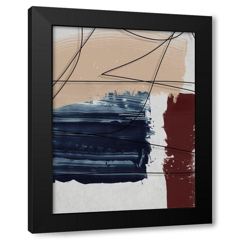 French Quarter II Black Modern Wood Framed Art Print by Urban Road
