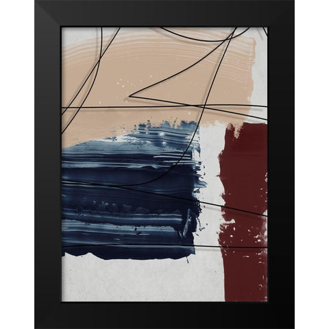 French Quarter II Black Modern Wood Framed Art Print by Urban Road