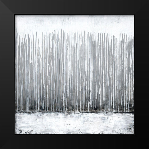 Silver Fog Art Print Black Modern Wood Framed Art Print by Urban Road