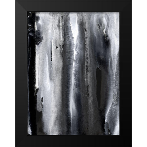 Surveyors Bay Black Modern Wood Framed Art Print by Urban Road