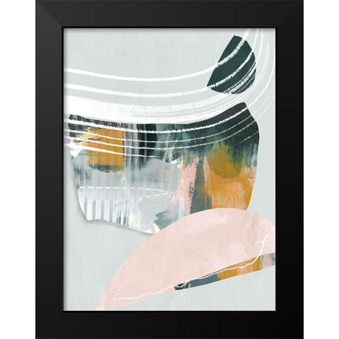 Opus II Black Modern Wood Framed Art Print by Urban Road
