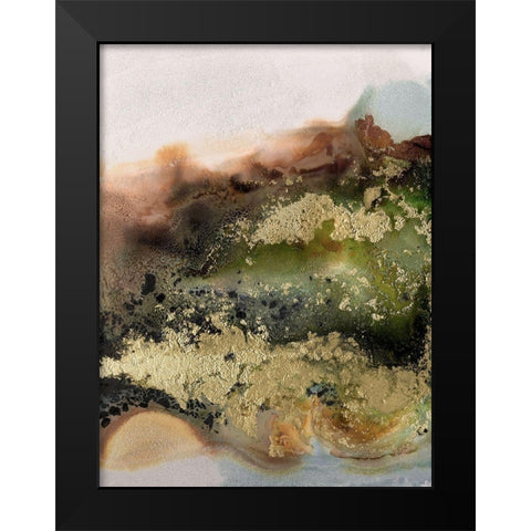 Gold Fever III Black Modern Wood Framed Art Print by Urban Road