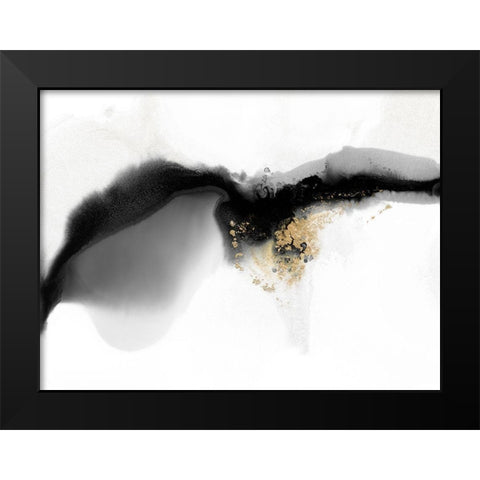 Rorshach II Black Modern Wood Framed Art Print by Urban Road