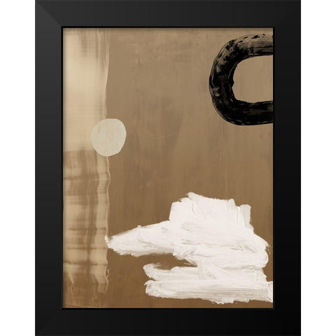 Brick and Mortar II Black Modern Wood Framed Art Print by Urban Road