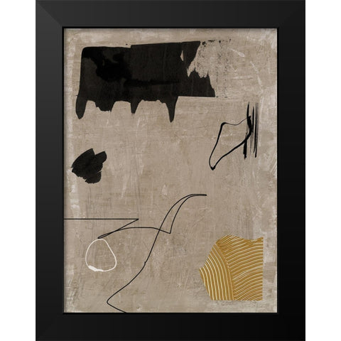 Set in Stone I Black Modern Wood Framed Art Print by Urban Road