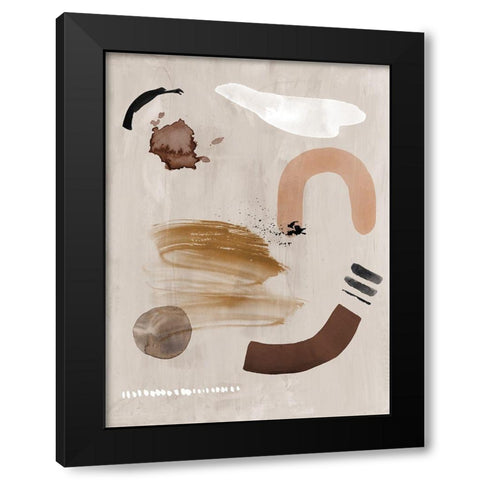 Dig Site II Black Modern Wood Framed Art Print by Urban Road