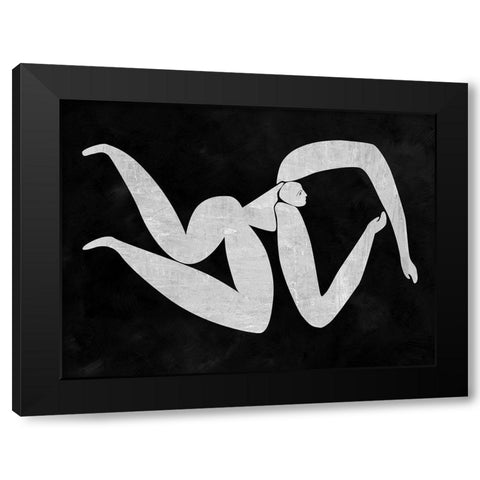 Monique Cut-Out IV Black Modern Wood Framed Art Print with Double Matting by Urban Road