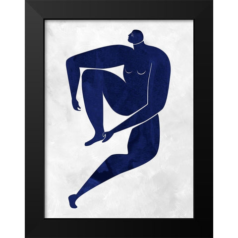 Gertrude Cut-Out I Black Modern Wood Framed Art Print by Urban Road