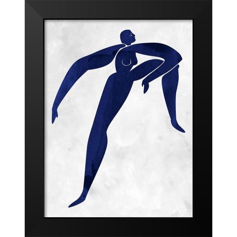 Gertrude Cut-Out II Black Modern Wood Framed Art Print by Urban Road