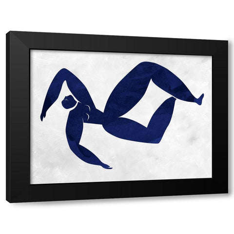 Gertrude Cut-Out III Black Modern Wood Framed Art Print by Urban Road