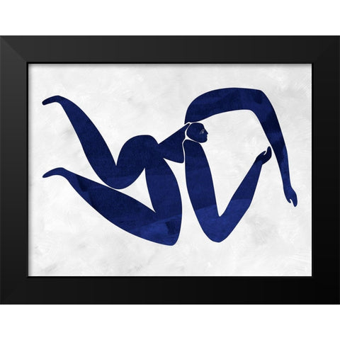 Gertrude Cut-Out IV Black Modern Wood Framed Art Print by Urban Road