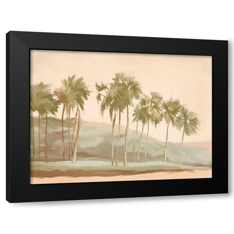 Isle of Paradise Black Modern Wood Framed Art Print by Urban Road
