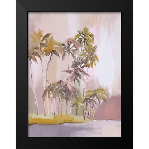 Island of Solitude Black Modern Wood Framed Art Print by Urban Road