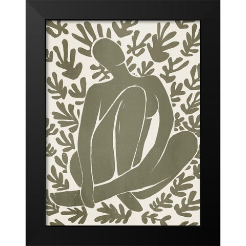 Haleness II Black Modern Wood Framed Art Print by Urban Road