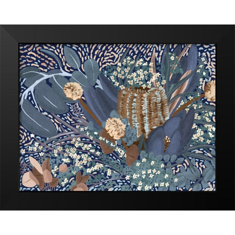 Nightfall II Black Modern Wood Framed Art Print by Urban Road