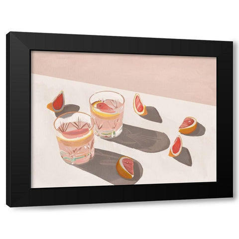 Sweet As Candy Black Modern Wood Framed Art Print with Double Matting by Urban Road