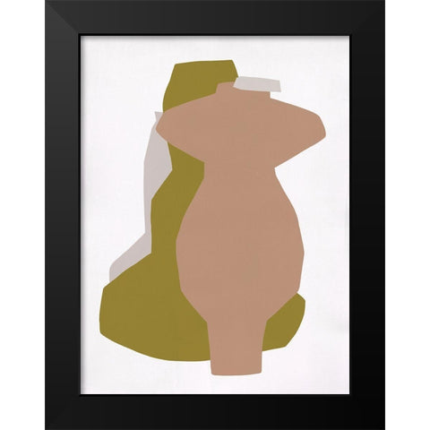 Riad I Black Modern Wood Framed Art Print by Marrakech
