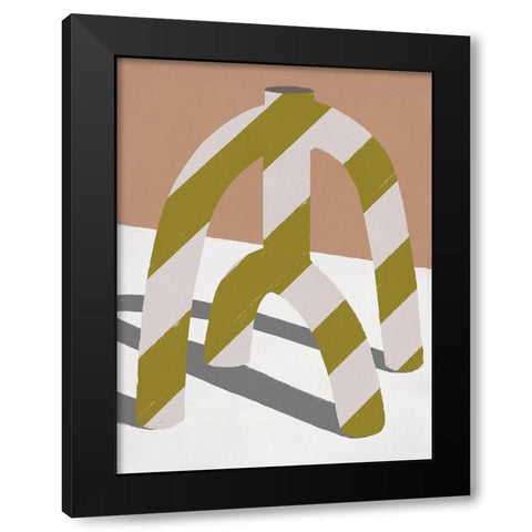 Sahara Black Modern Wood Framed Art Print by Marrakech