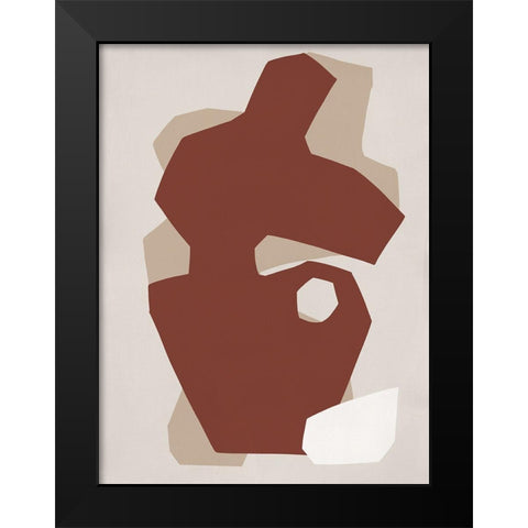 Imperfect Black Modern Wood Framed Art Print by Marrakech