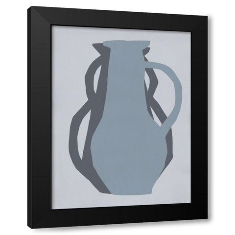 Medina II Black Modern Wood Framed Art Print with Double Matting by Marrakech