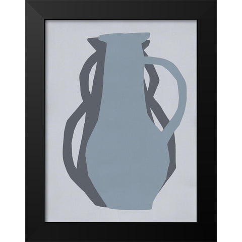 Medina II Black Modern Wood Framed Art Print by Marrakech