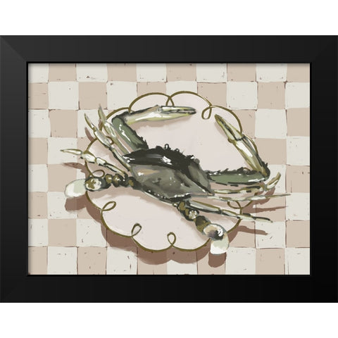 Late Lunch Neutral Black Modern Wood Framed Art Print by Urban Road