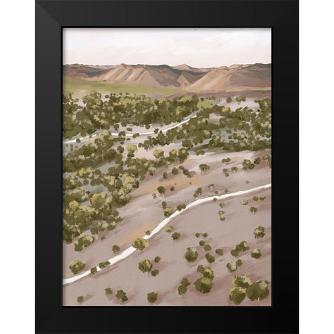 From Dusk Til Dawn Black Modern Wood Framed Art Print by Urban Road