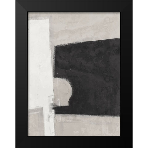Always a Way Black Black Modern Wood Framed Art Print by Urban Road