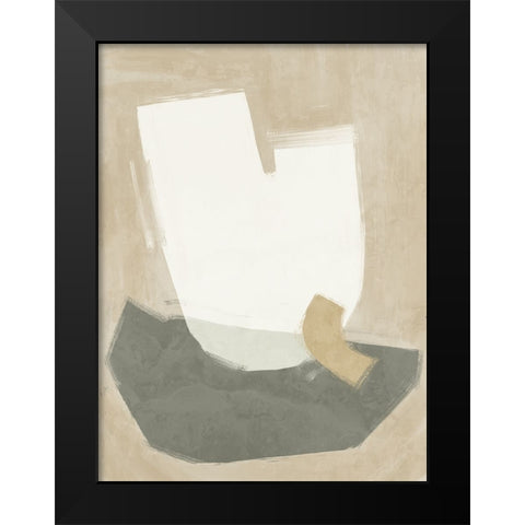 Laid-Back Neutral Black Modern Wood Framed Art Print by Urban Road