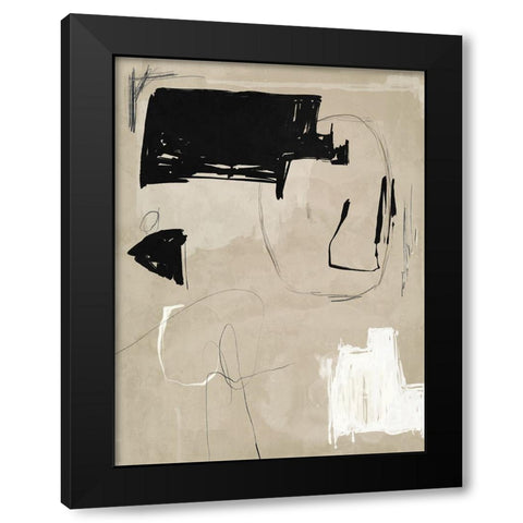 Back To The Drawing Board III Black Modern Wood Framed Art Print by Urban Road