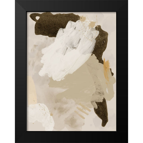 A Warm Hug Black Modern Wood Framed Art Print by Urban Road