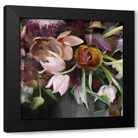 Tiptoe Black Modern Wood Framed Art Print with Double Matting by Urban Road