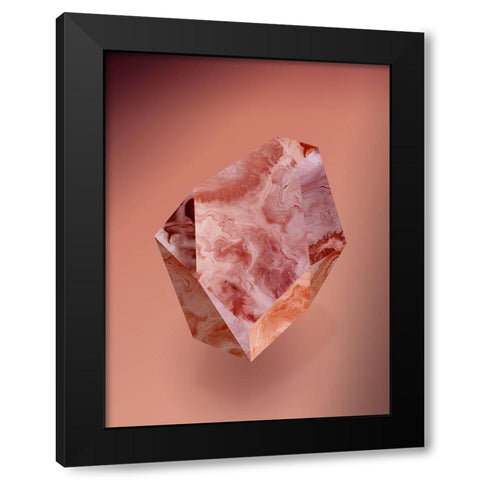 Ochre Black Modern Wood Framed Art Print by Urban Road