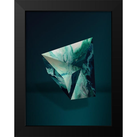 Serpentine Black Modern Wood Framed Art Print by Urban Road