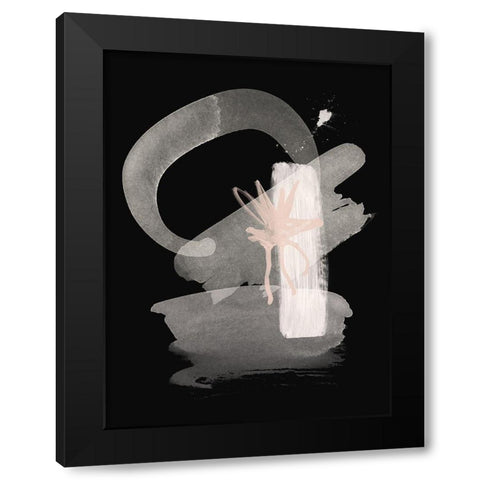 Imperial Tie Black Modern Wood Framed Art Print with Double Matting by Urban Road