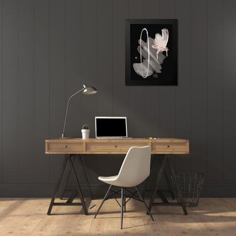 Imperial Halo Black Modern Wood Framed Art Print by Urban Road