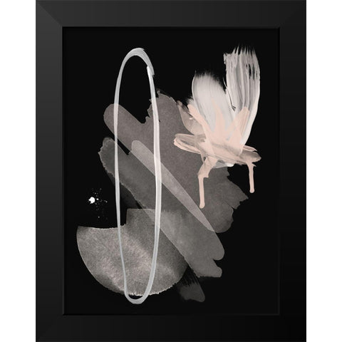 Imperial Halo Black Modern Wood Framed Art Print by Urban Road