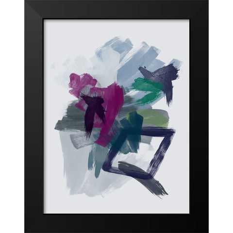 Nightfall Black Modern Wood Framed Art Print by Urban Road